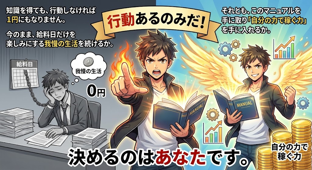 行動あるのみだ！